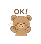 やさしいクマちゃん〜日常・春夏秋冬〜（個別スタンプ：10）