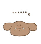 茶色い犬と白い犬のスタンプ（個別スタンプ：28）