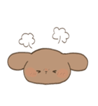 茶色い犬と白い犬のスタンプ（個別スタンプ：32）