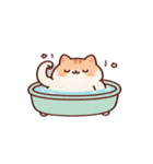 お風呂猫 恋してる,（個別スタンプ：5）
