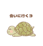 【推し活】のんびり亀（個別スタンプ：3）