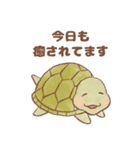 【推し活】のんびり亀（個別スタンプ：10）