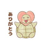 【推し活】のんびり亀（個別スタンプ：35）