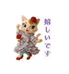 おしゃれなねこさん♡ふんわり挨拶（個別スタンプ：25）