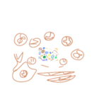 絵のシンプルです（個別スタンプ：5）