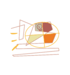 絵のシンプルです（個別スタンプ：8）