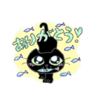 黒猫好きさんのベーシックスタンプ（個別スタンプ：1）