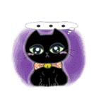 黒猫好きさんのベーシックスタンプ（個別スタンプ：32）