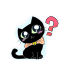 黒猫好きさんのベーシックスタンプ（個別スタンプ：35）