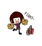 【再販】Happy Girlの年末年始（個別スタンプ：7）