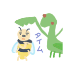 ハチに刺される（個別スタンプ：34）