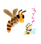 ハチに刺される（個別スタンプ：38）