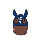 相づちを打つお馬さん ①（個別スタンプ：10）