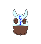 相づちを打つお馬さん ①（個別スタンプ：18）