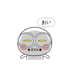 白くてメガネをかけたやつら 2（個別スタンプ：12）