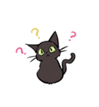 猫のあおいさん（三毛猫 ＆ 黒猫 Ver.）（個別スタンプ：6）