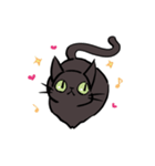 猫のあおいさん（三毛猫 ＆ 黒猫 Ver.）（個別スタンプ：9）