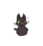 猫のあおいさん（三毛猫 ＆ 黒猫 Ver.）（個別スタンプ：11）