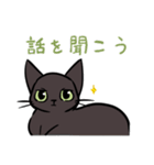 猫のあおいさん（三毛猫 ＆ 黒猫 Ver.）（個別スタンプ：13）