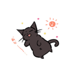 猫のあおいさん（三毛猫 ＆ 黒猫 Ver.）（個別スタンプ：18）
