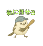 日常会話！シマエナガのゆるふわ可愛い♥（個別スタンプ：13）