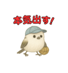 日常会話！シマエナガのゆるふわ可愛い♥（個別スタンプ：18）
