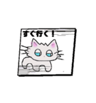 猫とヒヨコのスタンプ（個別スタンプ：2）