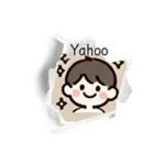 ゆったりとした可愛いスタンプ（個別スタンプ：3）