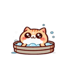 お風呂猫 本気だよ,（個別スタンプ：16）