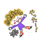 ポジティブ✳︎アフロちゃん（個別スタンプ：6）