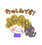 ポジティブ✳︎アフロちゃん（個別スタンプ：13）