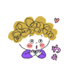 ポジティブ✳︎アフロちゃん（個別スタンプ：15）