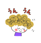 ポジティブ✳︎アフロちゃん（個別スタンプ：20）