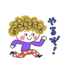 ポジティブ✳︎アフロちゃん（個別スタンプ：27）