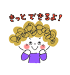 ポジティブ✳︎アフロちゃん（個別スタンプ：28）