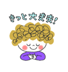 ポジティブ✳︎アフロちゃん（個別スタンプ：30）