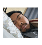 かわいい男2025とベッド（個別スタンプ：4）