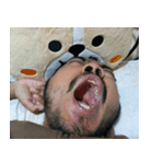 かわいい男2025とベッド（個別スタンプ：11）