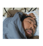 かわいい男2025とベッド（個別スタンプ：13）