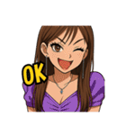 代表取乱役ももちゃん3（個別スタンプ：8）
