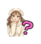 代表取乱役ももちゃん3（個別スタンプ：34）
