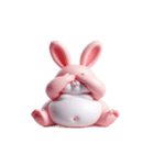 ピンクうさぎ 愛してるよ愛してるよ（個別スタンプ：13）