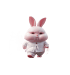 ピンクうさぎ 愛してるよ愛してるよ（個別スタンプ：26）