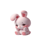 ピンクうさぎ 愛してるよ愛してるよ（個別スタンプ：32）