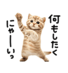 やる気ゼロ♡にゃんこ（個別スタンプ：10）