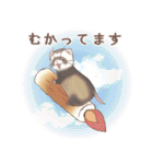 みんなのゆるっとフェレットスタンプ（個別スタンプ：20）
