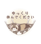みんなのゆるっとフェレットスタンプ（個別スタンプ：28）