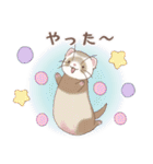 みんなのゆるっとフェレットスタンプ（個別スタンプ：38）