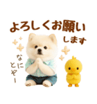 ラフな敬語の癒しポメラニアン（個別スタンプ：19）