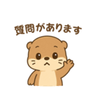 超かわいいカワウソスタンプ@日常会話（個別スタンプ：15）
